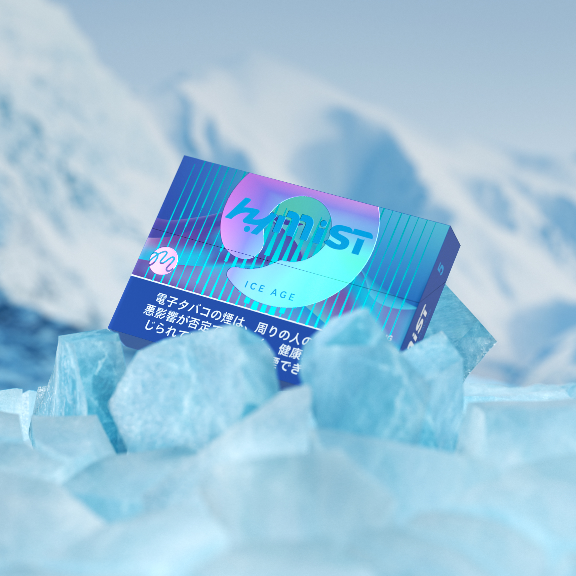 R5 Smart Pod System 交換用POD カートリッジ pod 2.5ml 3個入 アイスエイジ Ice Age - 画像 (2)