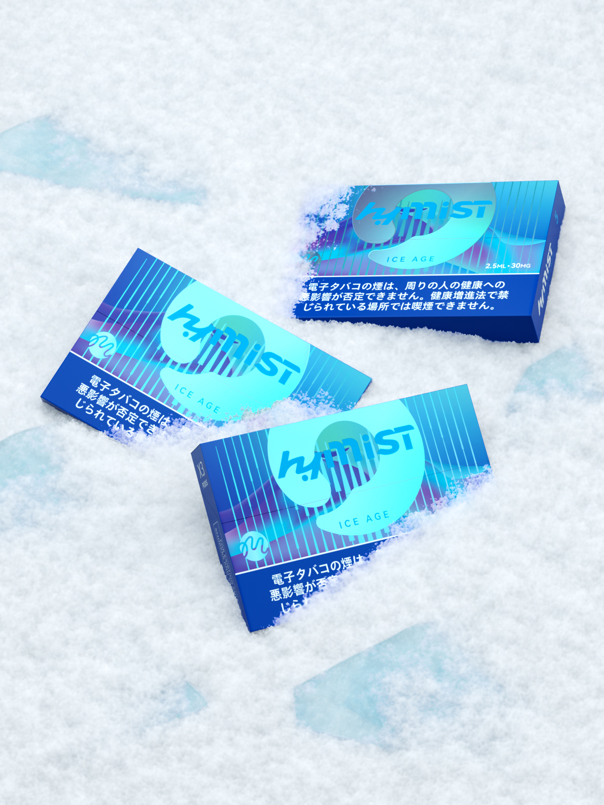 R5 Smart Pod System 交換用POD カートリッジ pod 2.5ml 3個入 アイスエイジ Ice Age - 画像 (3)