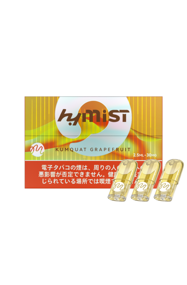R5 Smart Pod System 交換用POD カートリッジ pod 2.5ml 3個入 キンカングレープフルーツ Kumquat Grapefruit