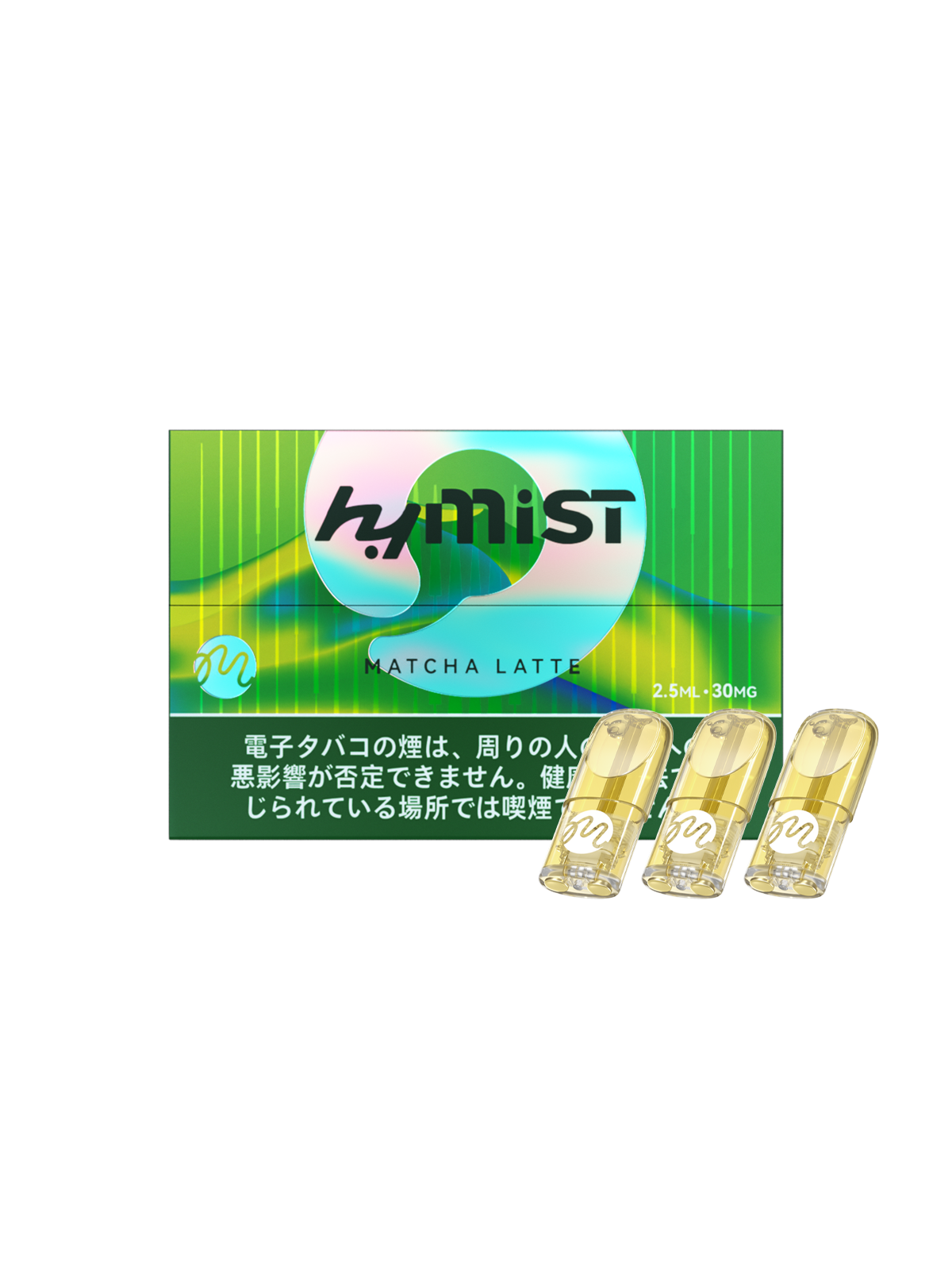 R5 Smart Pod System 交換用POD カートリッジ pod 2.5ml 3個入 抹茶ラテ Matcha Latte